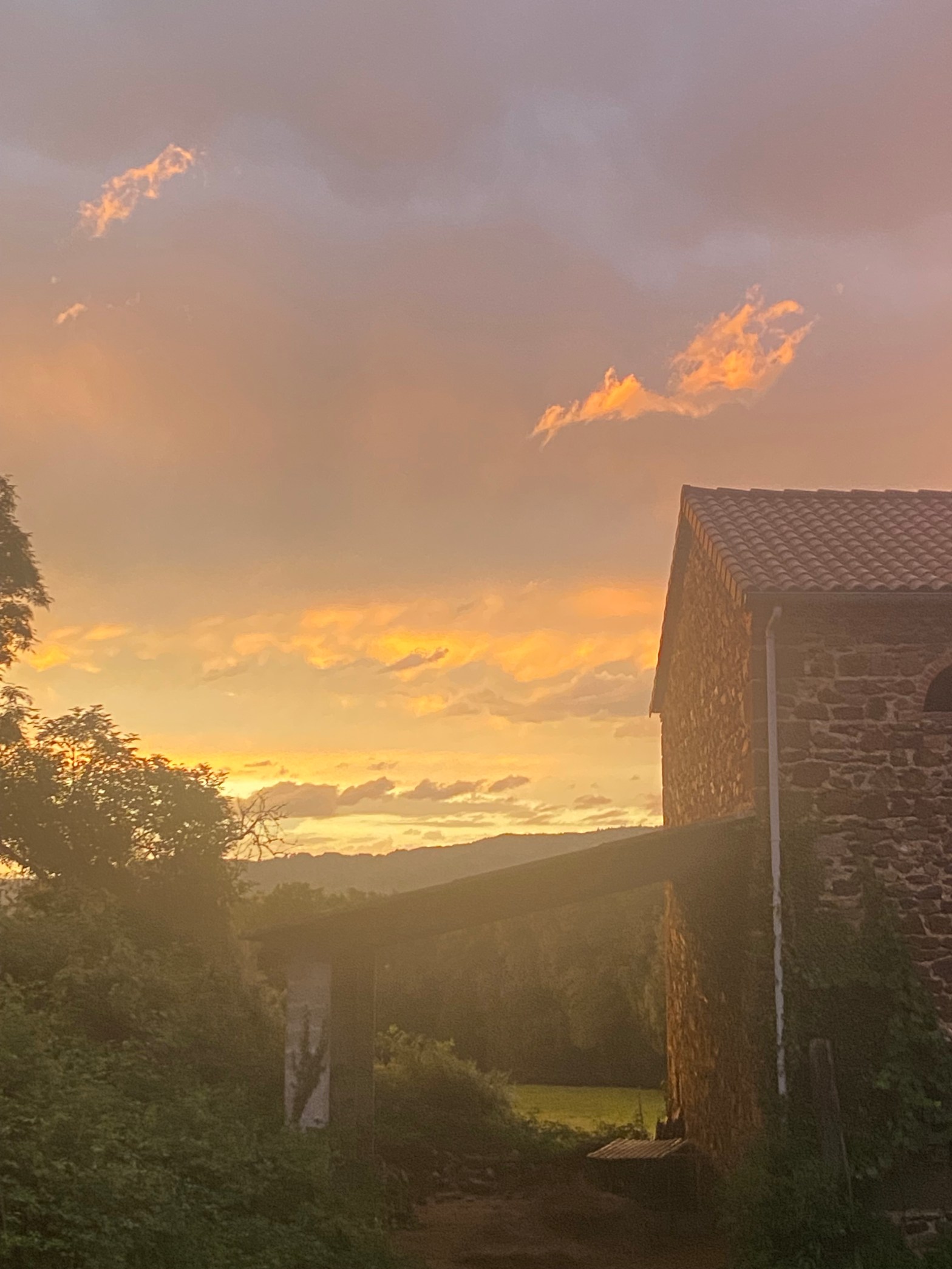avec un tel coucher de soleil, on doit vraiment être en vacances